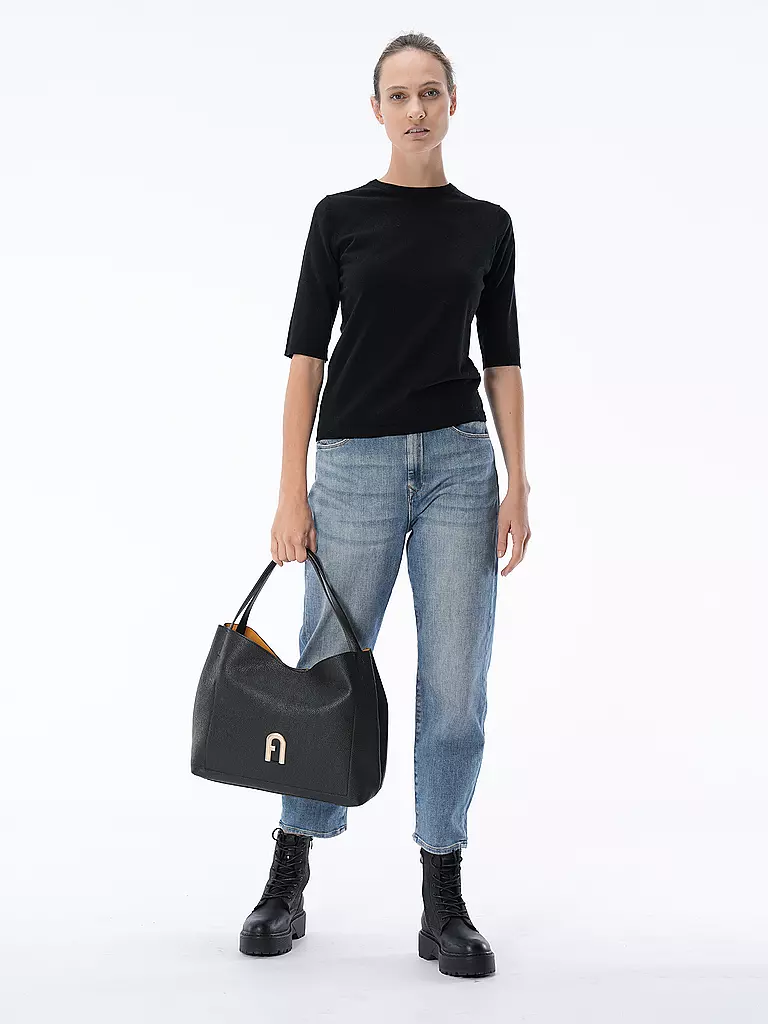 FURLA | Ledertasche - Hobo PRIMULA Large | schwarz