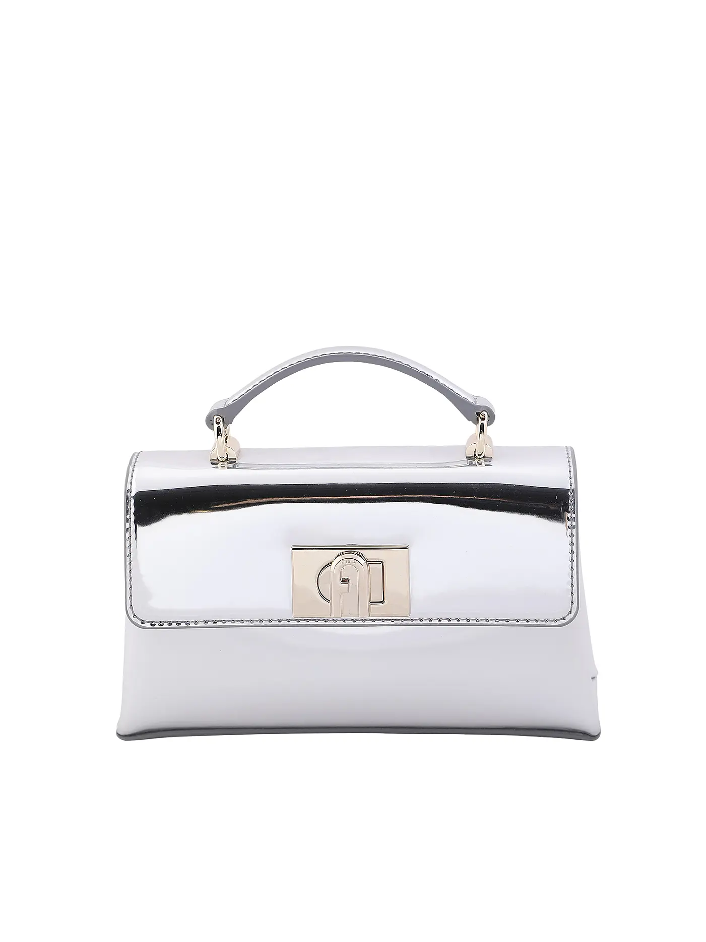 FURLA | Ledertasche - Mini Bag 1927  | silber