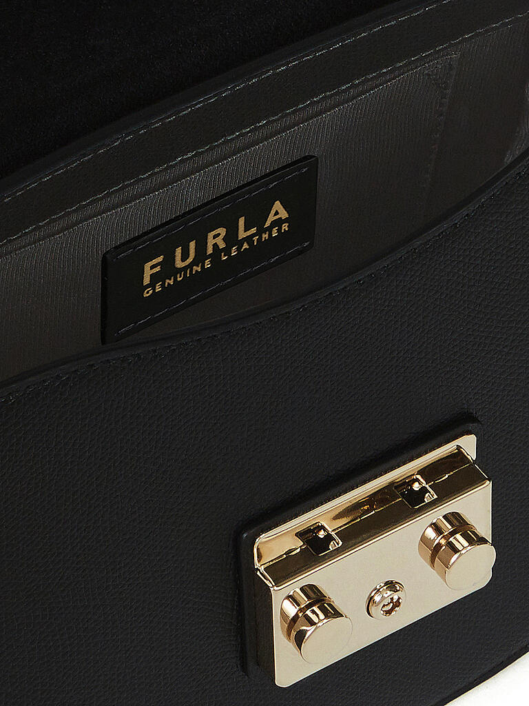 FURLA | Ledertasche - Mini Bag Metropolis Mini  | schwarz