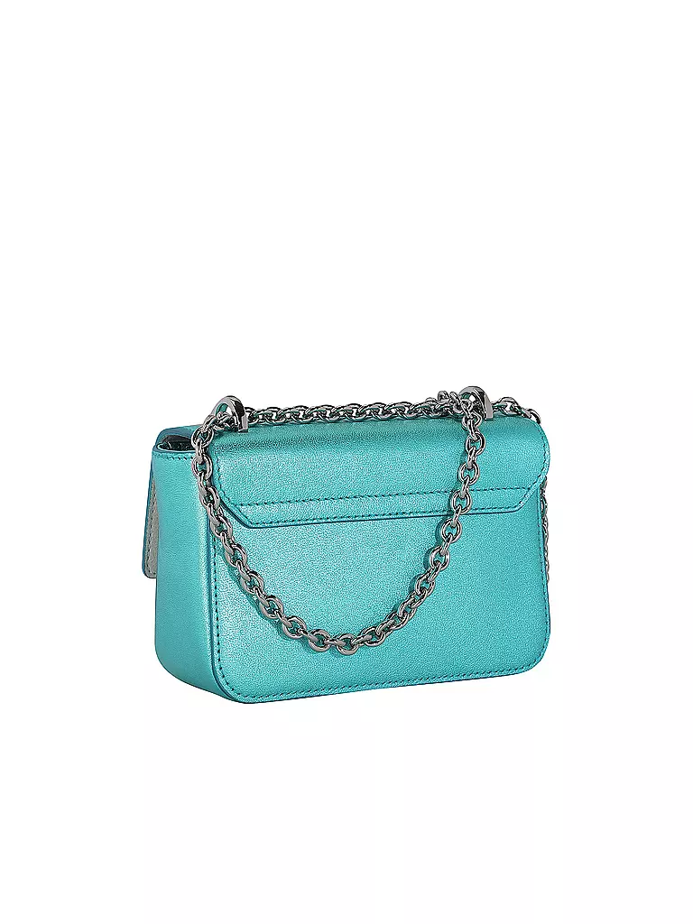 FURLA | Ledertasche - Mini Bag METROPOLIS | hellblau