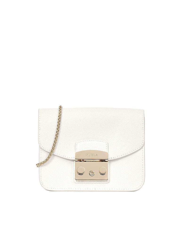 FURLA | Ledertasche - Minibag "Metropolis" | beige