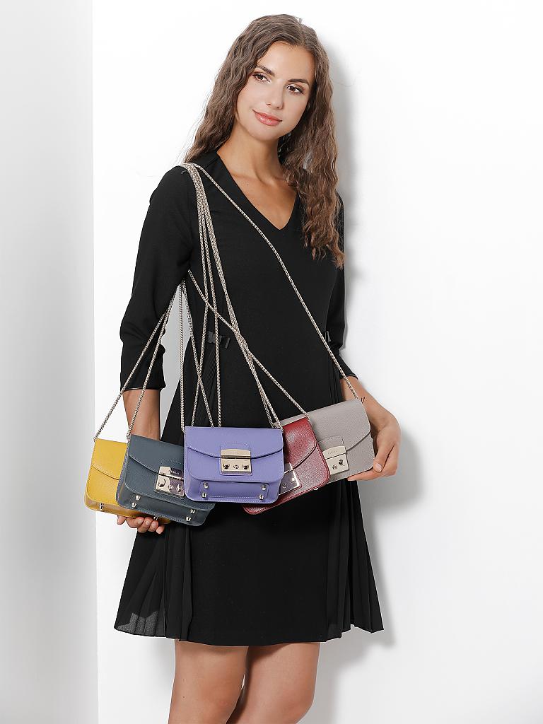 FURLA | Ledertasche - Minibag "Metropolis" | gelb