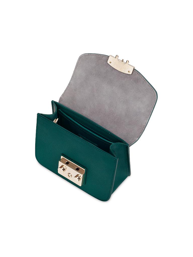 FURLA | Ledertasche - Minibag "Metropolis" | grün