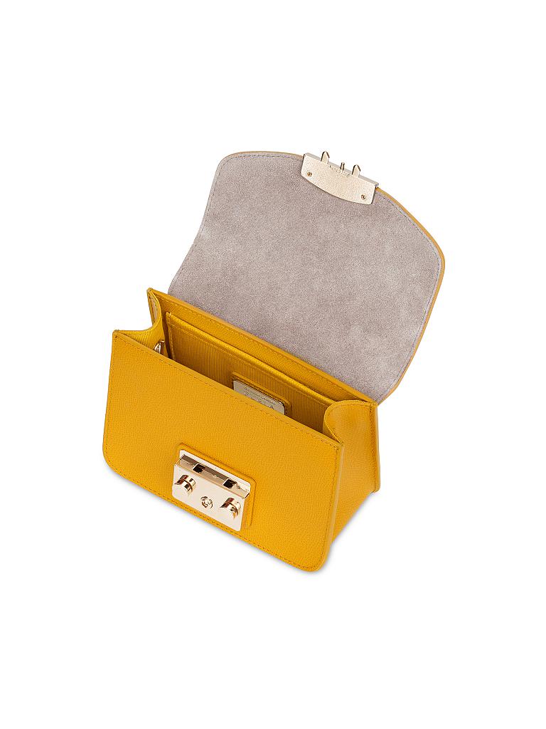 FURLA | Ledertasche - Minibag "Metropolis" | gelb