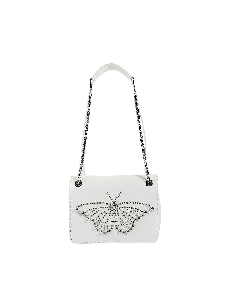 FURLA | Ledertasche - Schultertasche "Deliziosa" | creme