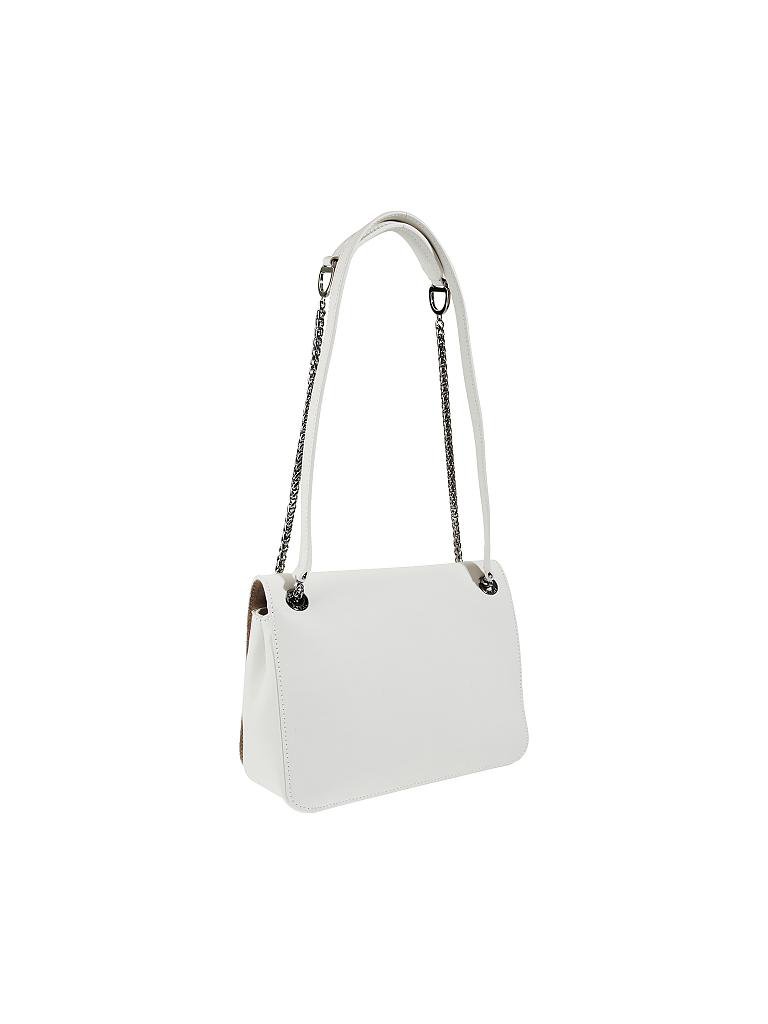 FURLA | Ledertasche - Schultertasche "Deliziosa" | creme