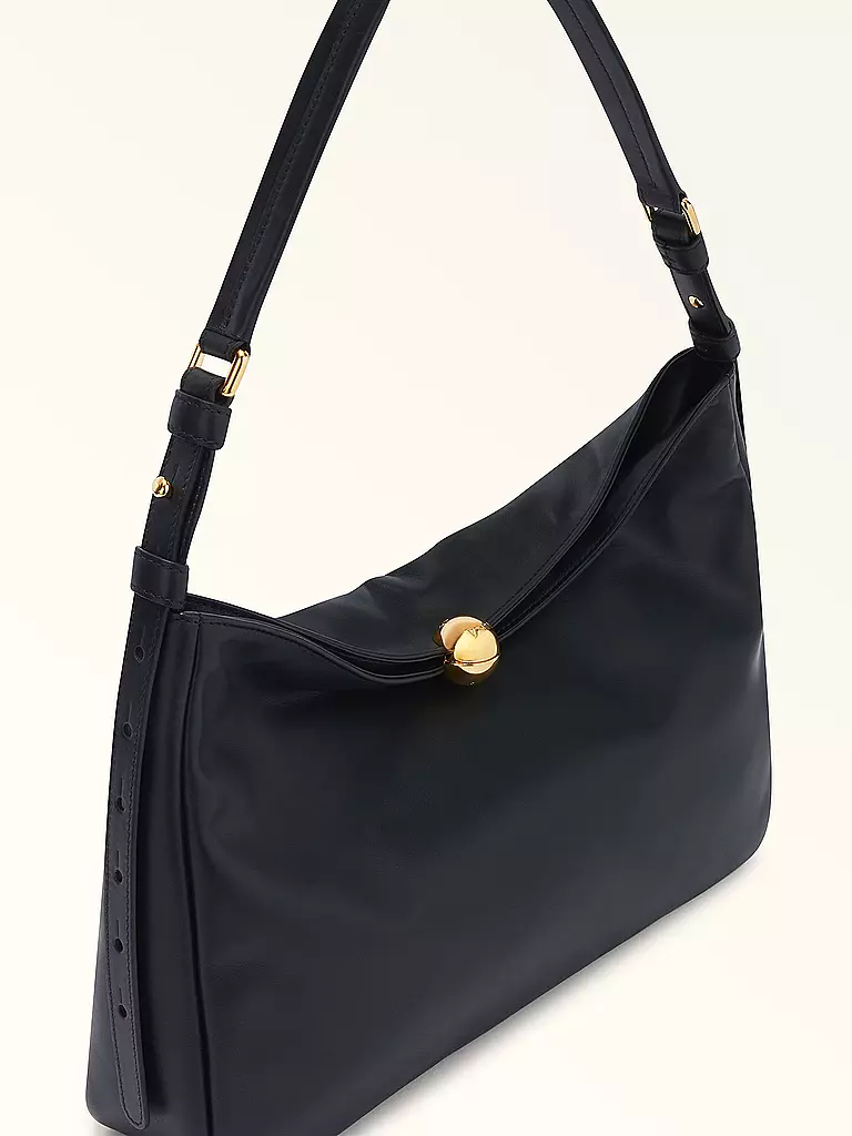 FURLA | Ledertasche - Schultertasche SFERA SOFT Large | dunkelrot