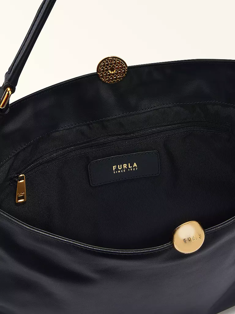 FURLA | Ledertasche - Schultertasche SFERA SOFT Large | dunkelrot