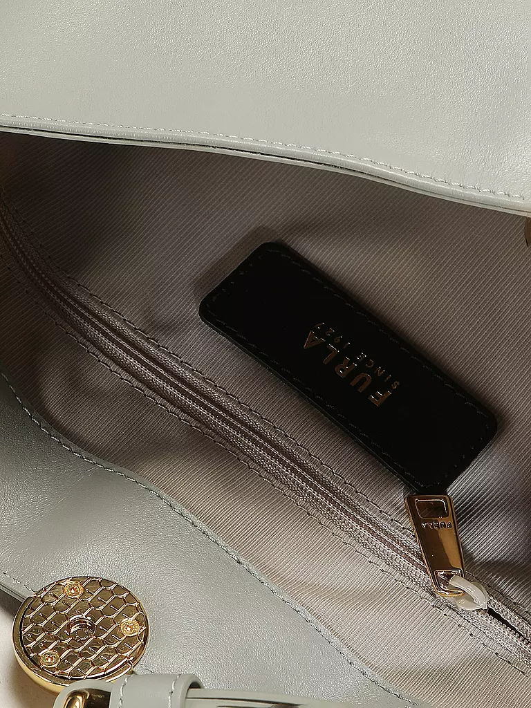 FURLA | Ledertasche - Schultertasche SFERA SOFT Medium | weiss