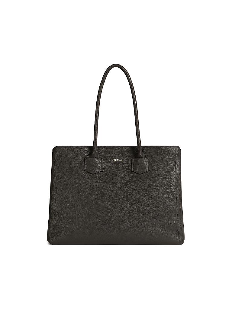 FURLA | Ledertasche - Shopper "Alba" L | grau