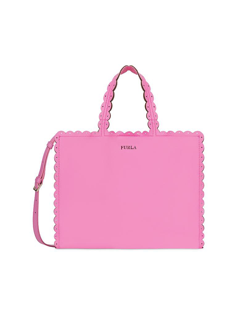 FURLA | Ledertasche - Shopper "Merletto L" | pink