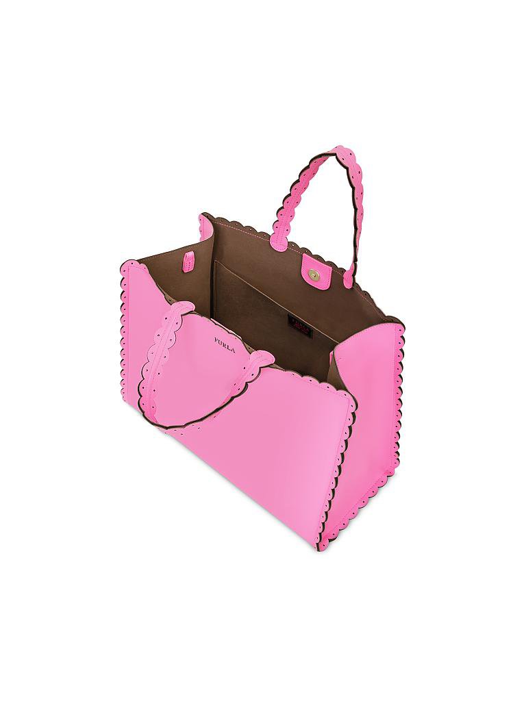 FURLA | Ledertasche - Shopper "Merletto L" | pink