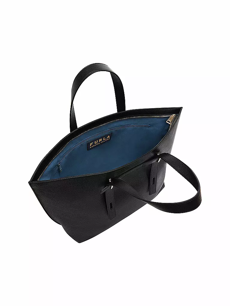 FURLA | Ledertasche - Shopper GIOVE Large | schwarz