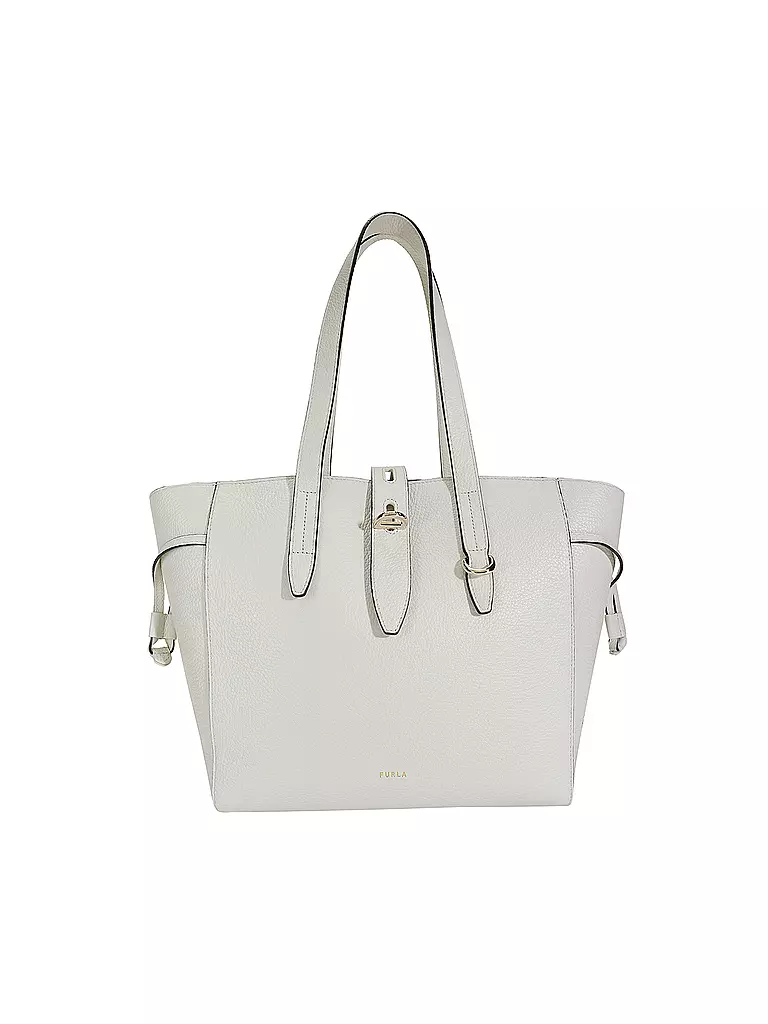 FURLA | Ledertasche - Shopper NET M | beige