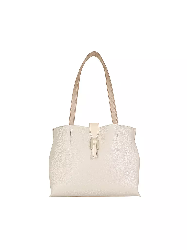 FURLA | Ledertasche - Shopper SOFIA Medium | beige