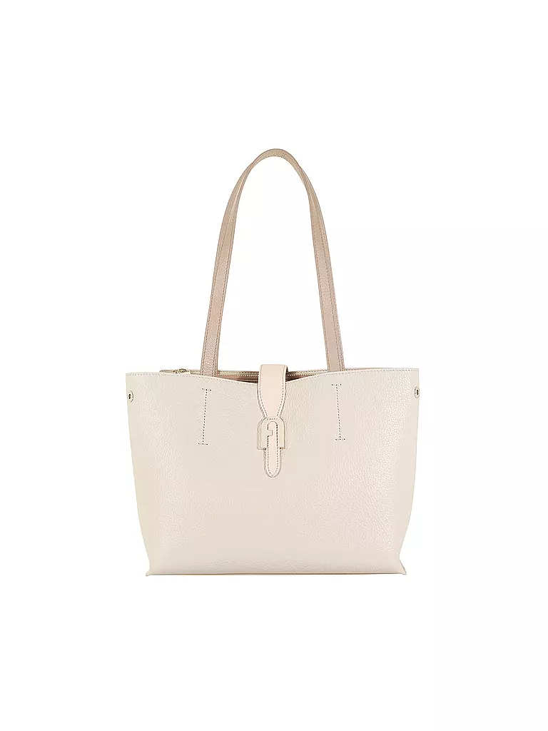 FURLA | Ledertasche - Shopper SOFIA Medium | beige