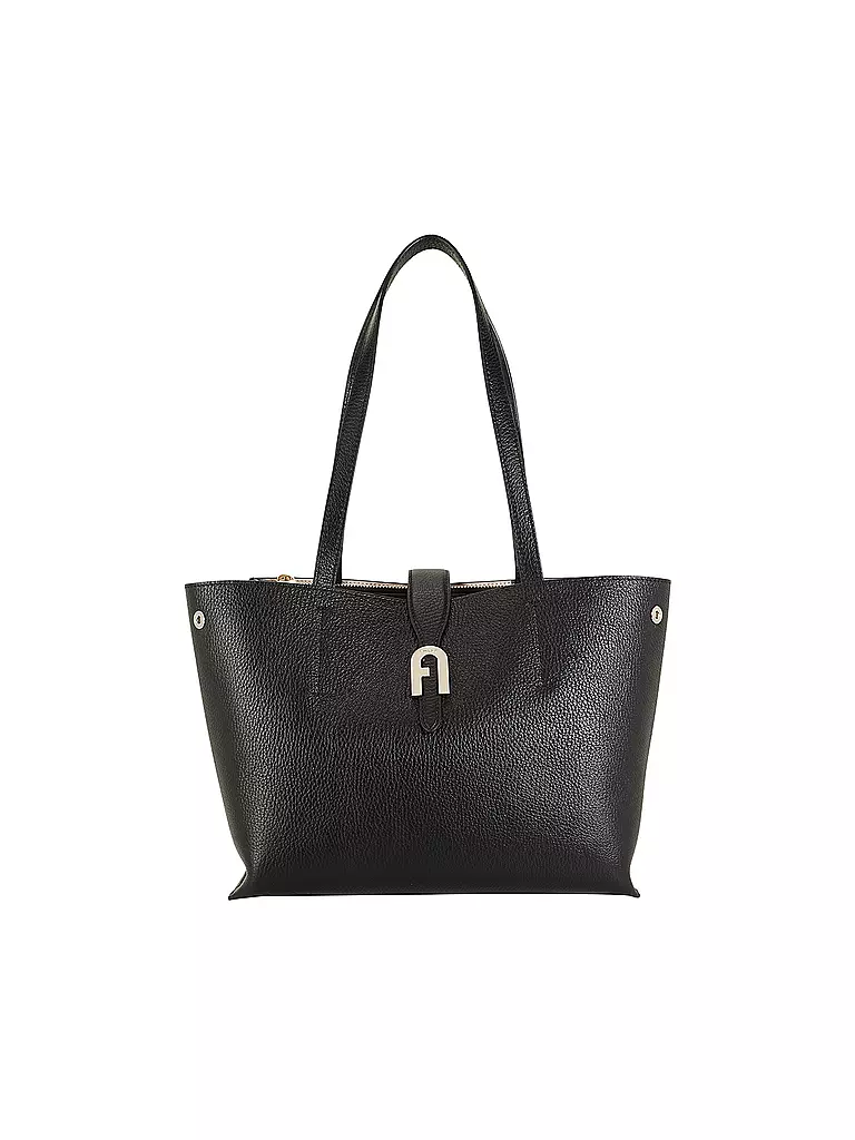 FURLA | Ledertasche - Shopper SOFIA Medium | schwarz
