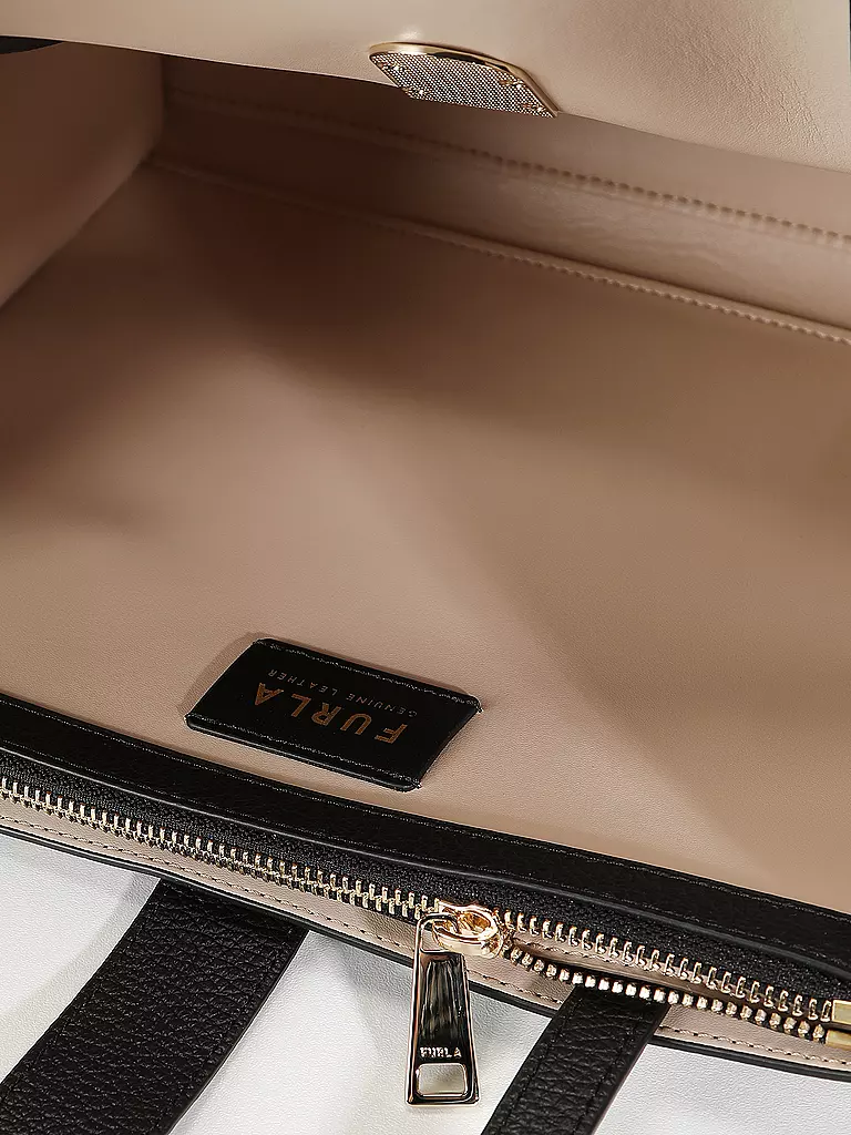 FURLA | Ledertasche - Shopper SOFIA Medium | schwarz