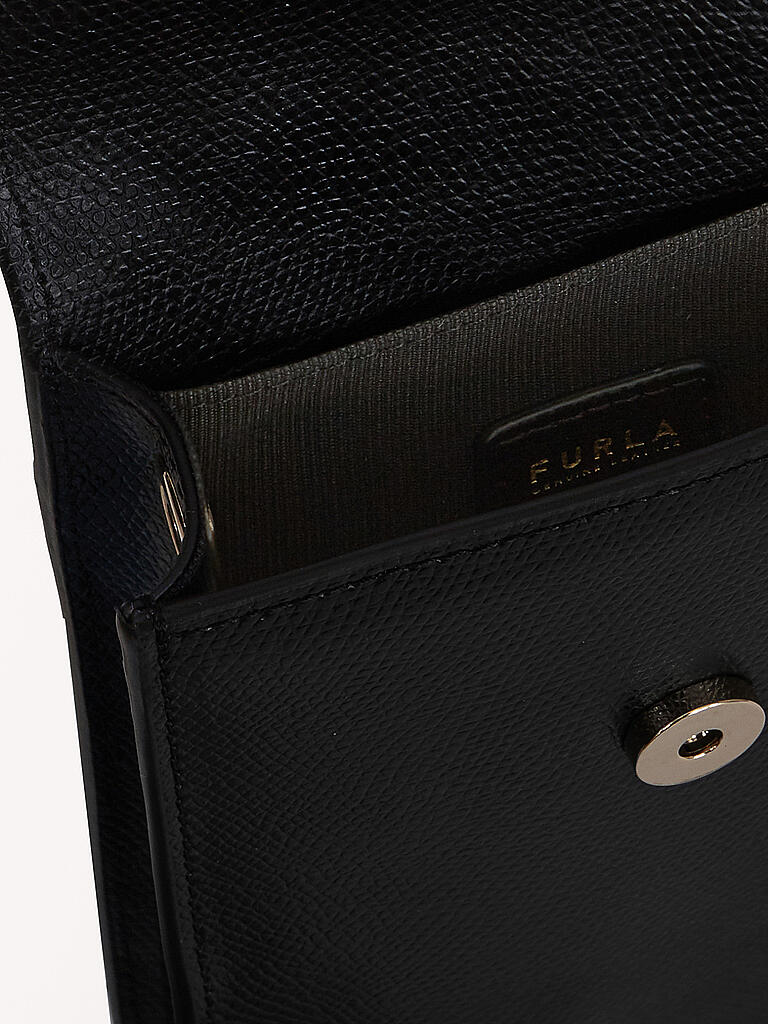 FURLA | Ledertasche - Smartphone Bag Handytasche | schwarz