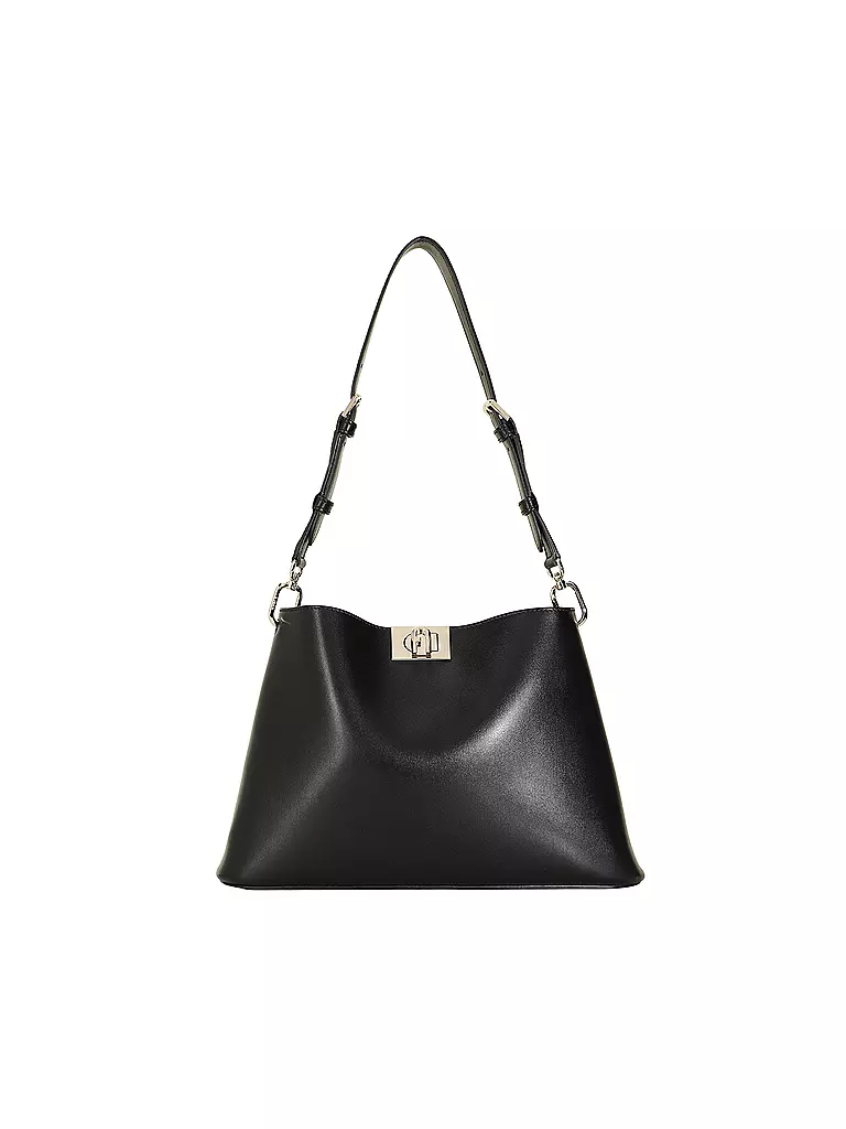 FURLA | Ledertasche - Umhängetasche FLEUR | schwarz