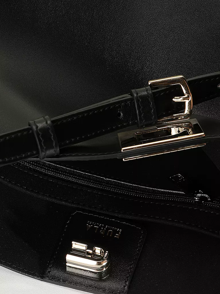 FURLA | Ledertasche - Umhängetasche FLEUR | schwarz