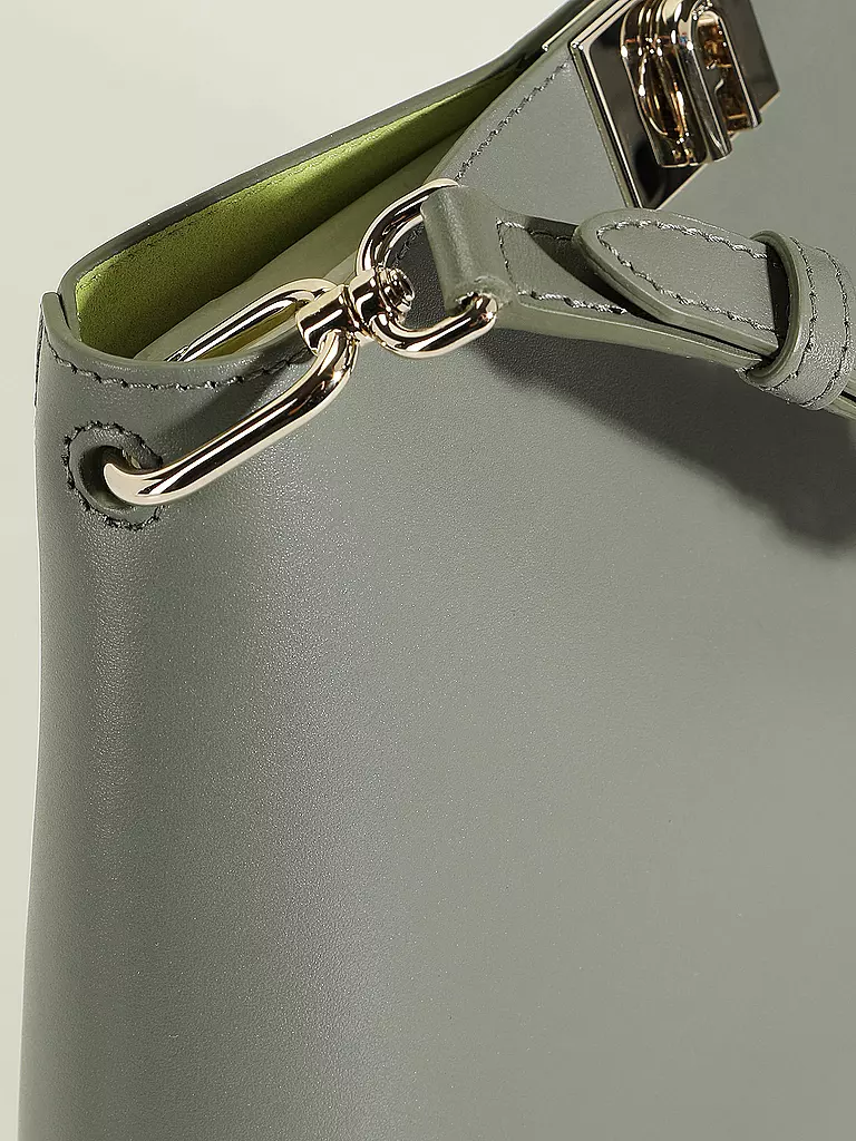 FURLA | Ledertasche - Umhängetasche FLEUR | olive