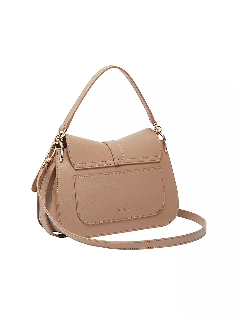 FURLA | Ledertasche - Umhängetasche FLOW Medium | beige