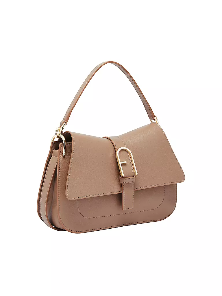 FURLA | Ledertasche - Umhängetasche FLOW Medium | beige