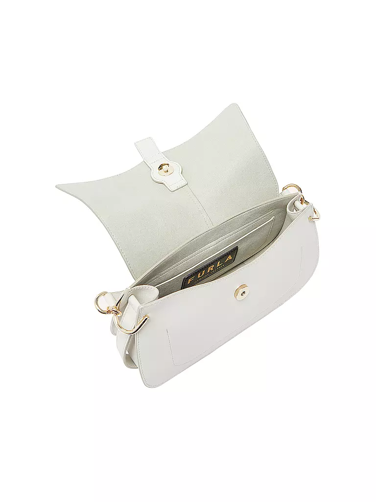 FURLA | Ledertasche - Umhängetasche FLOW Medium | creme