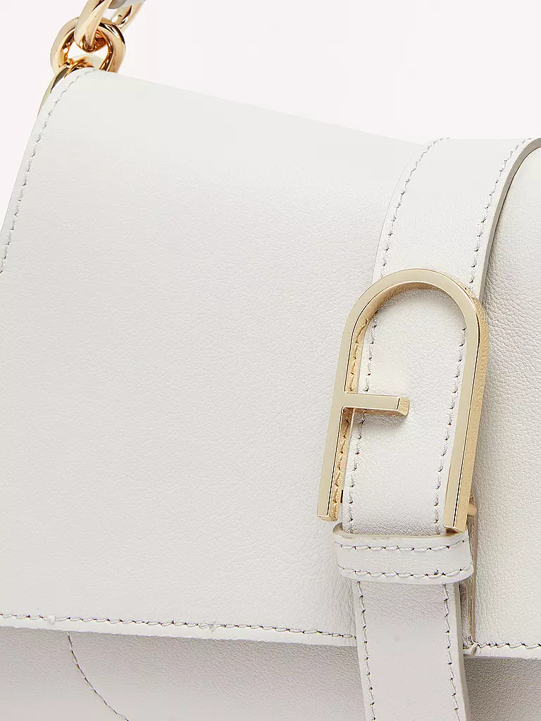 FURLA | Ledertasche - Umhängetasche FLOW Medium | creme