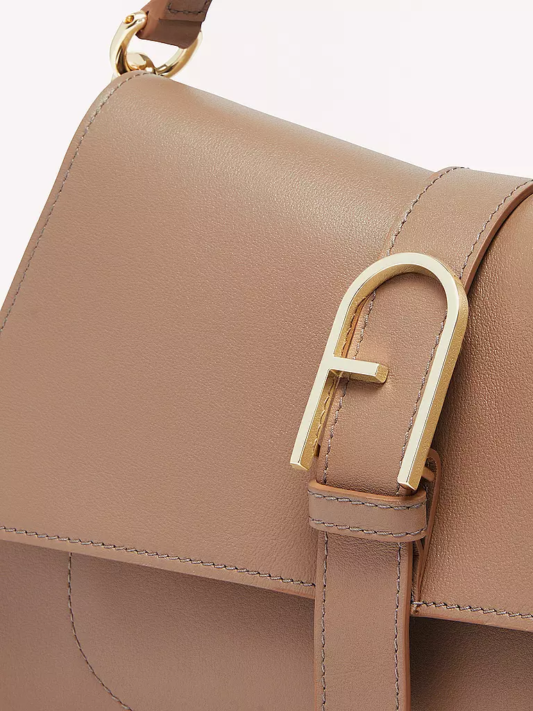 FURLA | Ledertasche - Umhängetasche FLOW Medium | beige