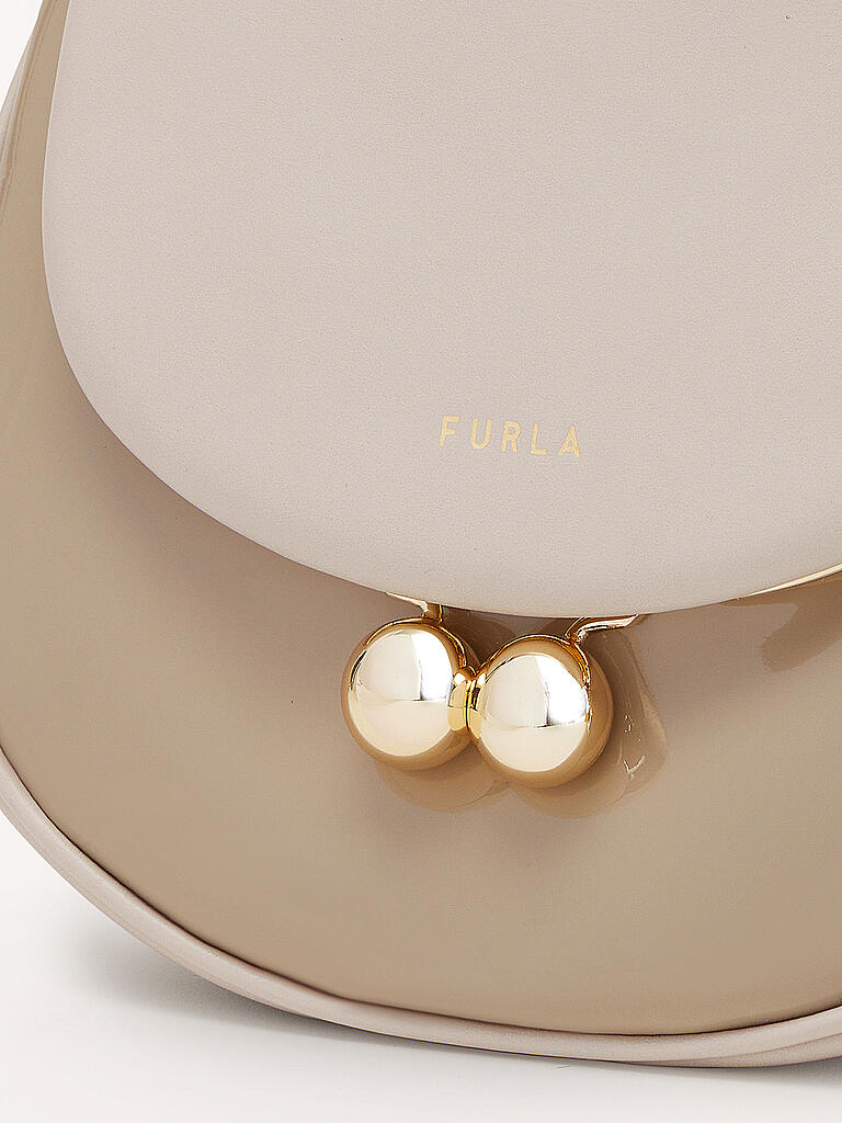 FURLA | Ledertasche - Umhängetasche Portagioia | beige