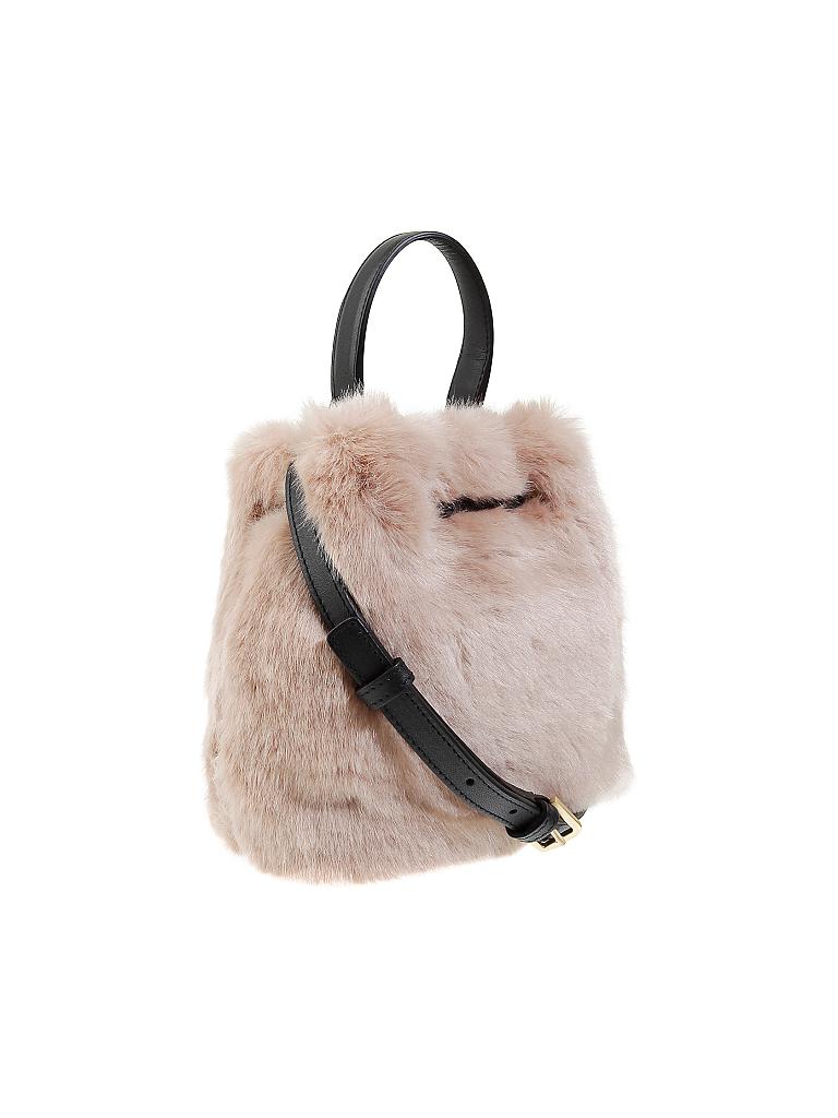 FURLA | Tasche in Felloptik - Beuteltasche "Stacy Nuvola" | rosa