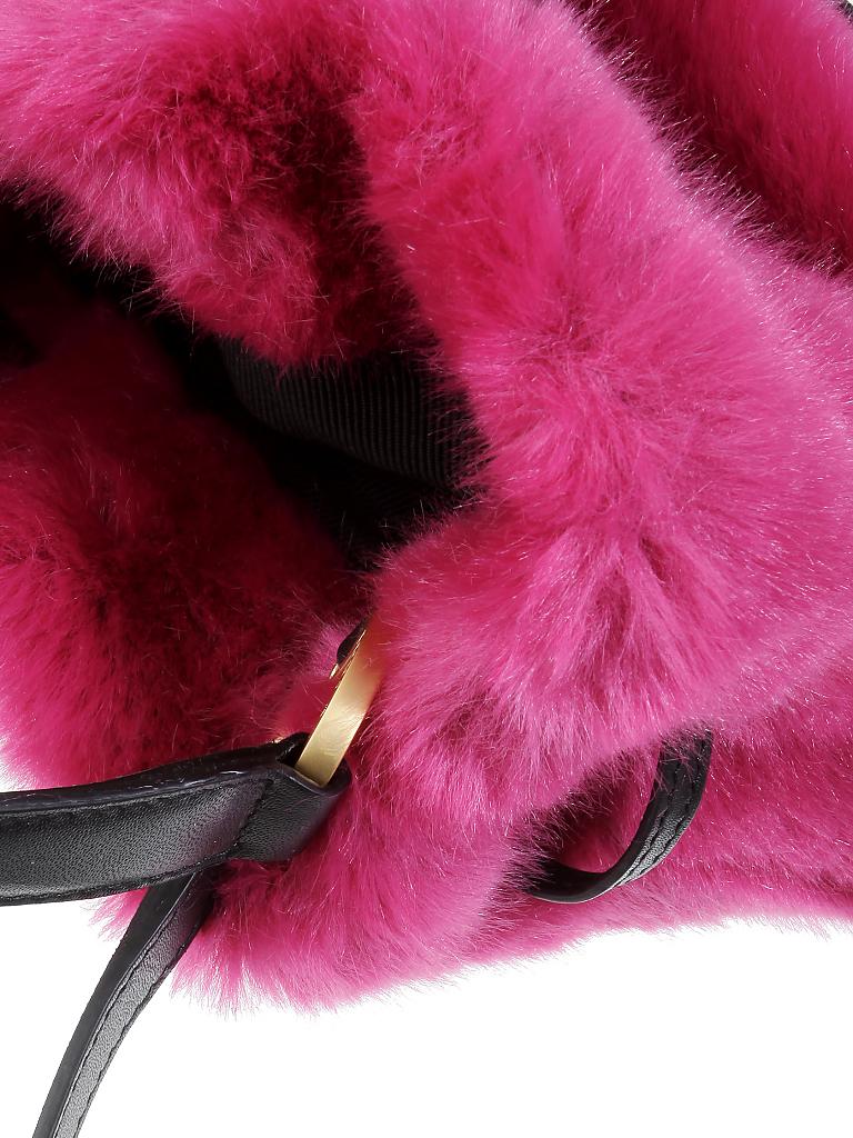 FURLA | Tasche in Felloptik - Beuteltasche "Stacy Nuvola" | pink