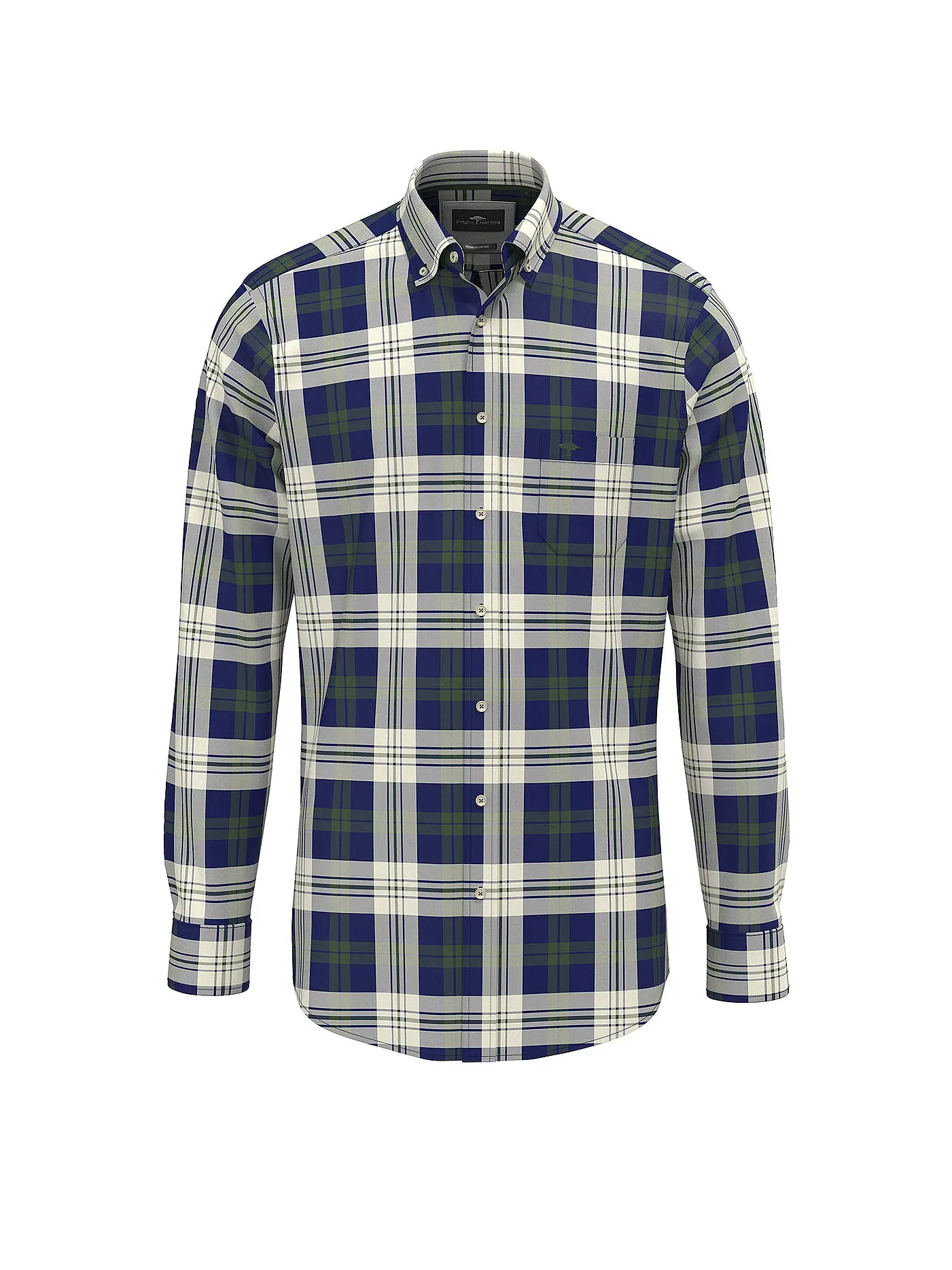 FYNCH HATTON | Hemd Regular Fit  | grün