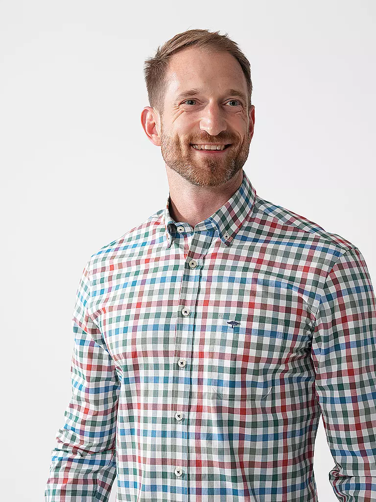 FYNCH HATTON | Hemd Regular Fit | braun