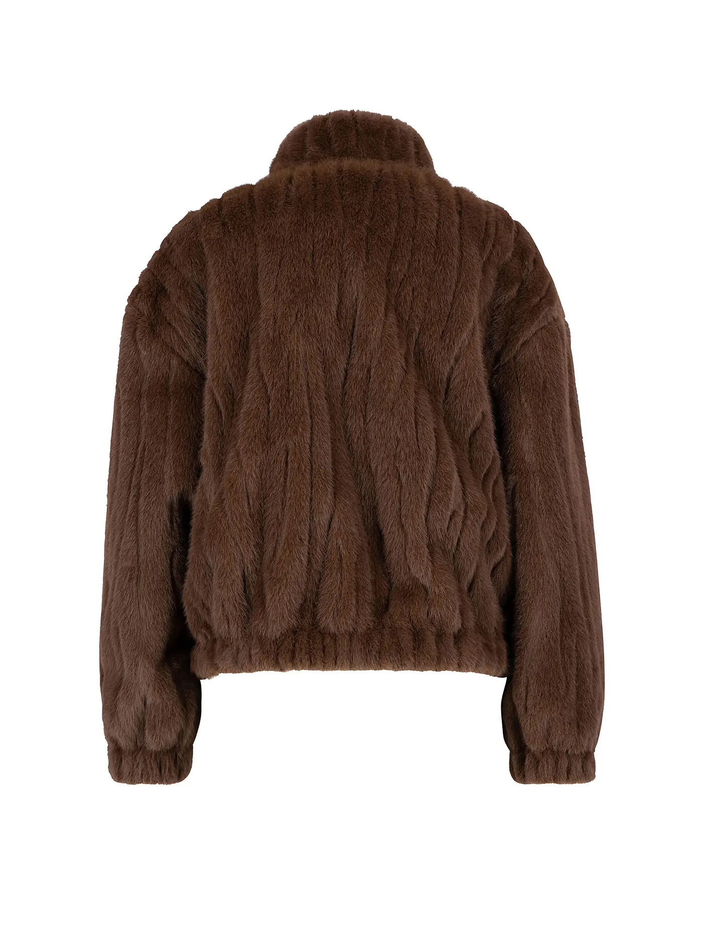 FYNCH HATTON | Jacke in Felloptik  | braun