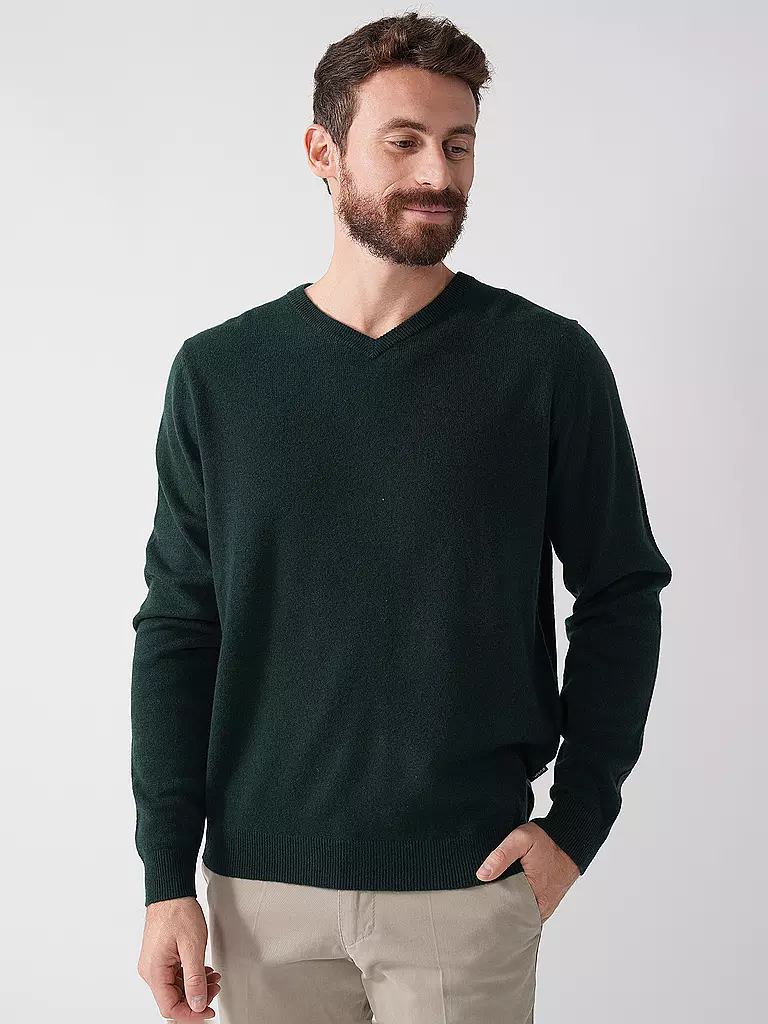 FYNCH HATTON | Kaschmirpullover | dunkelgrün