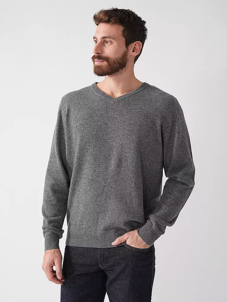 FYNCH HATTON | Kaschmirpullover | dunkelblau