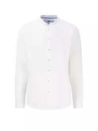 FYNCH HATTON | Leinenhemd Casual Fit | weiss