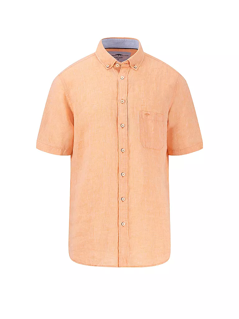 FYNCH HATTON | Leinenhemd Casual Fit | orange