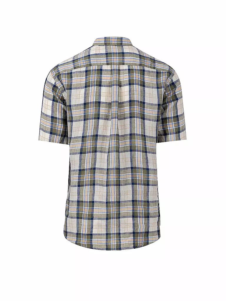 FYNCH HATTON | Leinenhemd Casual Fit | dunkelblau