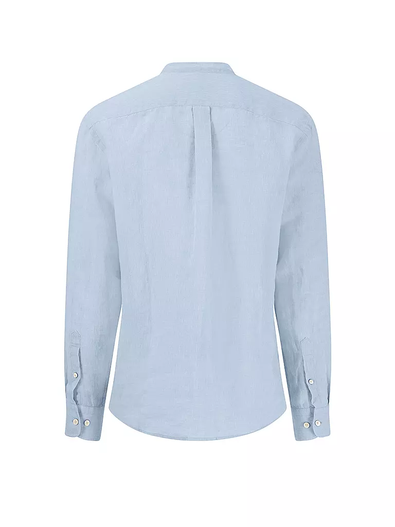 FYNCH HATTON | Leinenhemd Casual Fit | dunkelblau