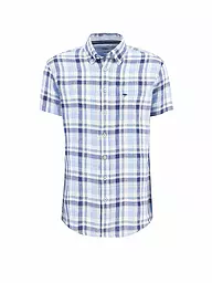 FYNCH HATTON | Leinenhemd Regular Fit  | hellblau