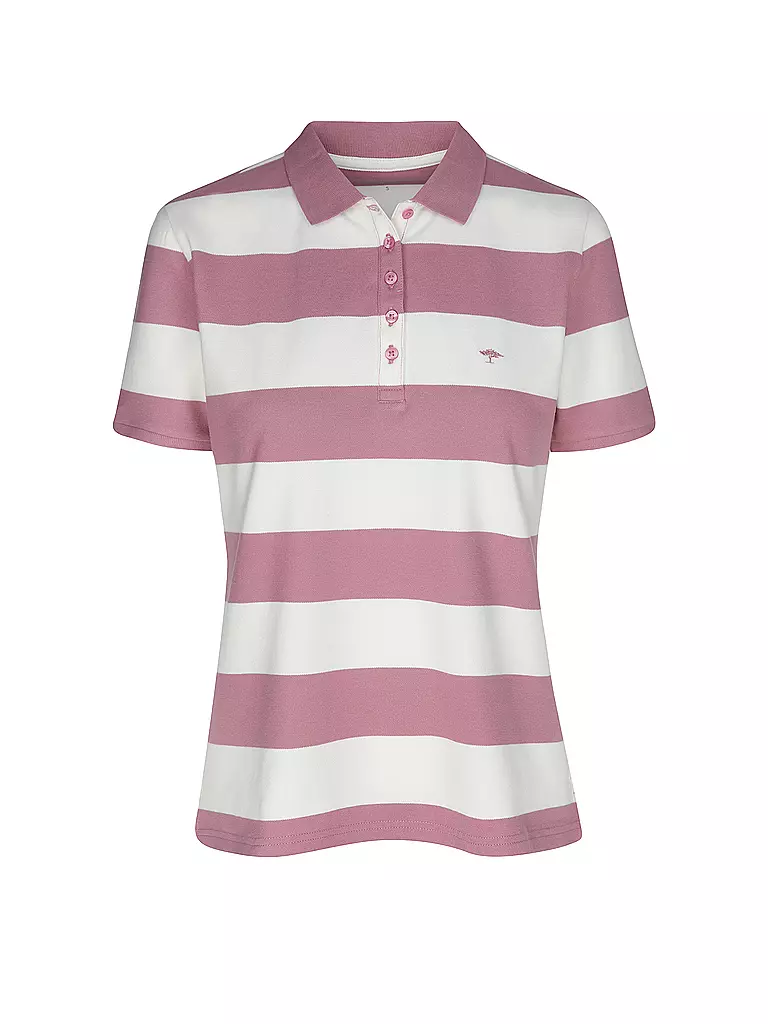 FYNCH HATTON | Poloshirt STRIPE PIQUE | lila