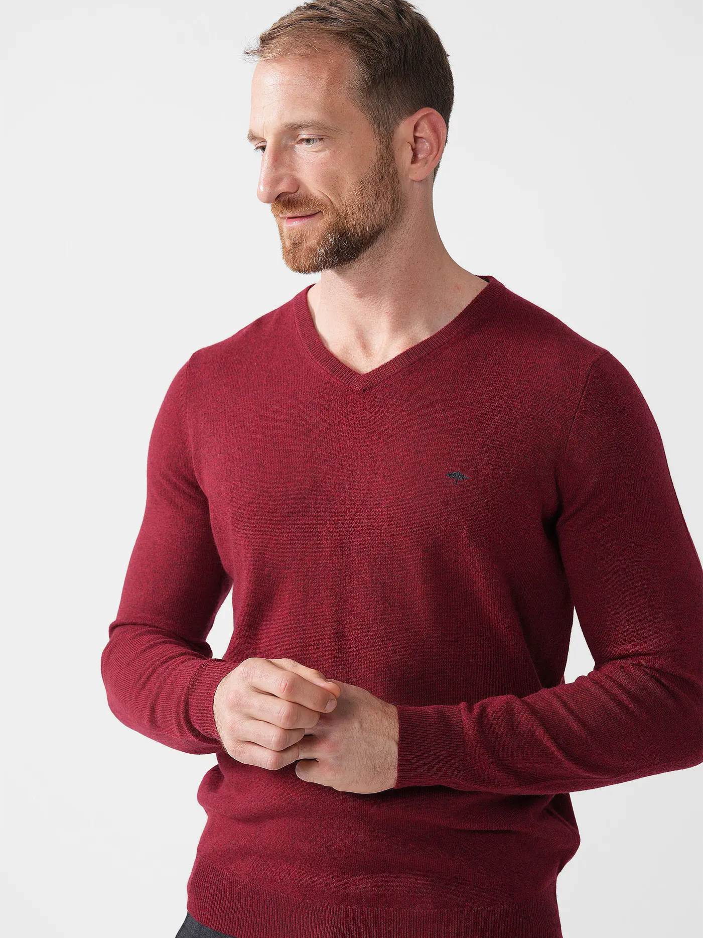 FYNCH HATTON | Pullover | dunkelrot
