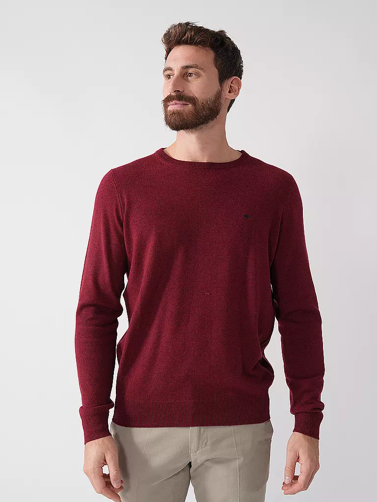 FYNCH HATTON | Pullover | dunkelrot