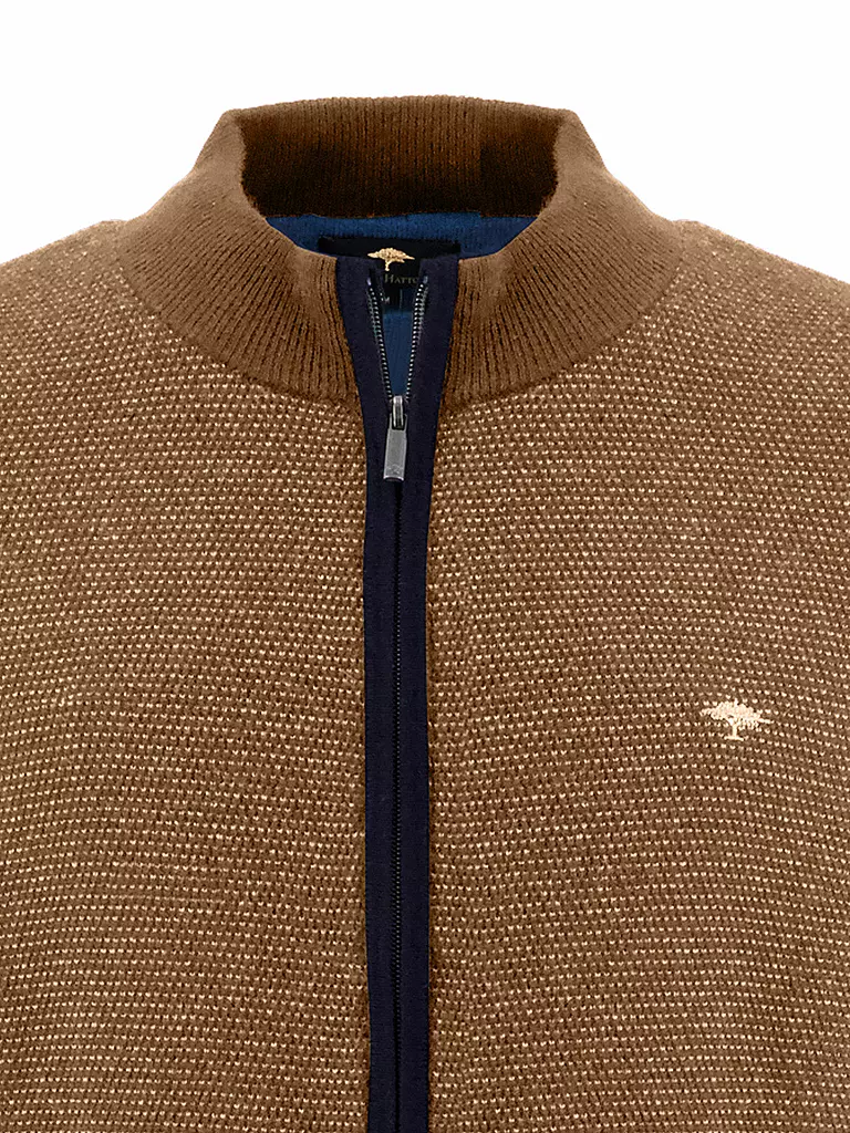 FYNCH HATTON | Strickjacke  | braun