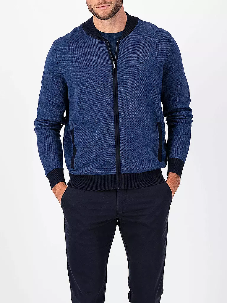 FYNCH HATTON | Strickjacke | dunkelblau