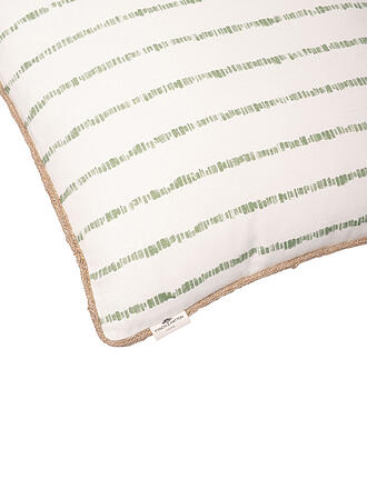FYNCH-HATTON | Kissen gefüllt KARIAMA 40x40cm Leaf Green Stripe 